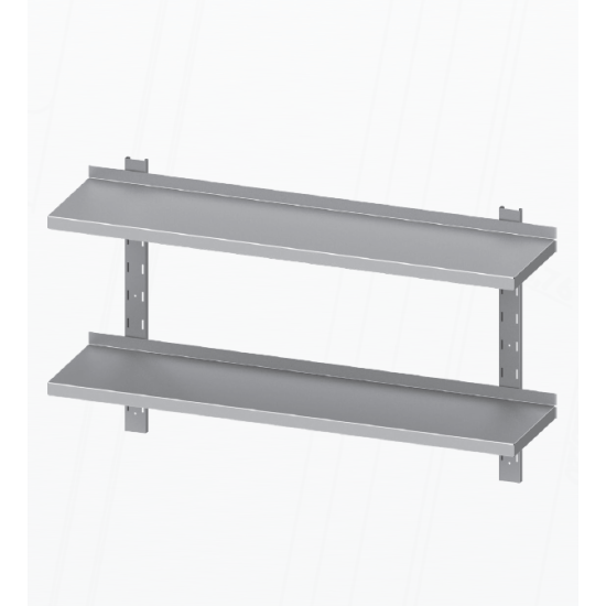 Wall shelf with two shelves 