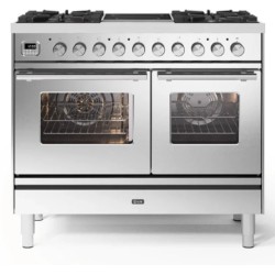 Plīts ar cepeškrāsni Professional Plus 100 cm PD10IWE3 4 degļi+ 2 indukcijas