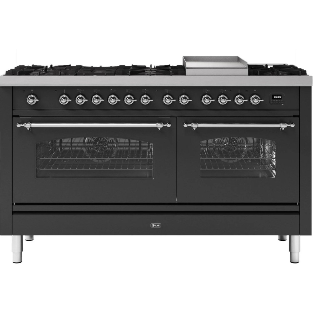 Ahjuga pliit Nostalgie 150 cm P15FNE3 9 küpsetusplaadiga põletit Ahjuga pliit Nostalgie 150 cm P15FNE3 9 küpsetusplaadiga põletit