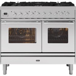 Plīts ar cepeškrāsni Professional Plus 100 cm PD106WE3 6 degļi