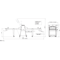 Laminoir à pâte automatique R65A-T / 14