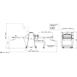 Laminoir à pâte automatique R65A-T/16