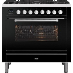 Plīts ar cepeškrāsni Professional Plus 90 cm P096WE3 6 degļi