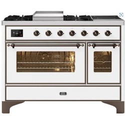 Ilve Majestic M12FIDNE3 120 см 4 конфорки + двойная индукционная зона + двойная зона готовки
