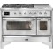 Ilve Majestic M12SDNE3 120 см 6 конфорок + 1 расширенная зона приготовления