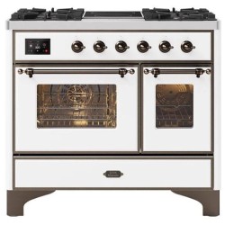 Ilve Majestic Milano MD10IDNE3 100 см с 4 газовыми конфорками и двухзонной индукцией
