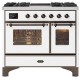 Ilve Majestic Milano MD10IDNE3: Плита с двумя духами и индукцией