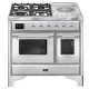 Ilve Majestic Milano MD10SDNE3 - Плита с 4 комфорками и увеличенной зоной приготовления