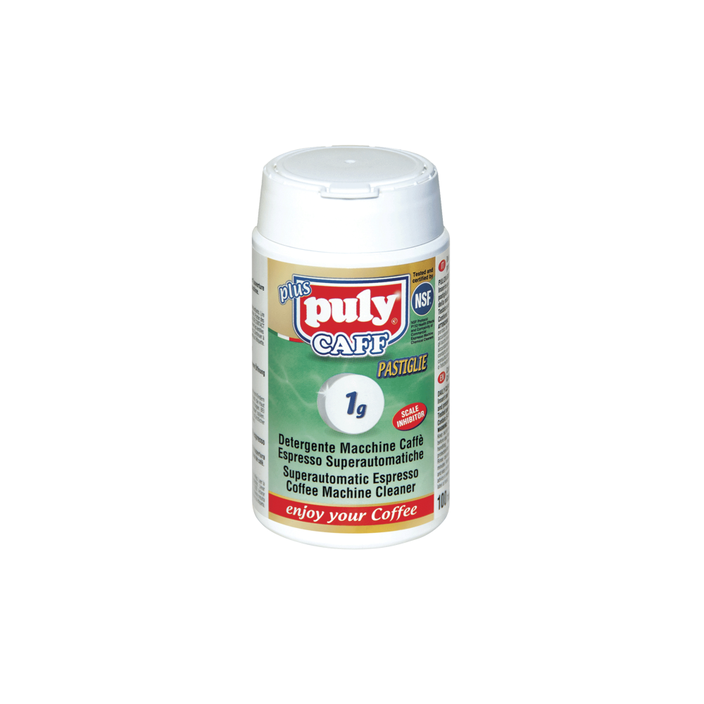 Superautomatisko Kafijas Mašīnu Tīrīšanas Līdzeklis - pulyCAFF® Plus Pastiglie NSF