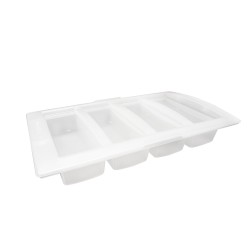 4-compartment food box with lid GN 1/1