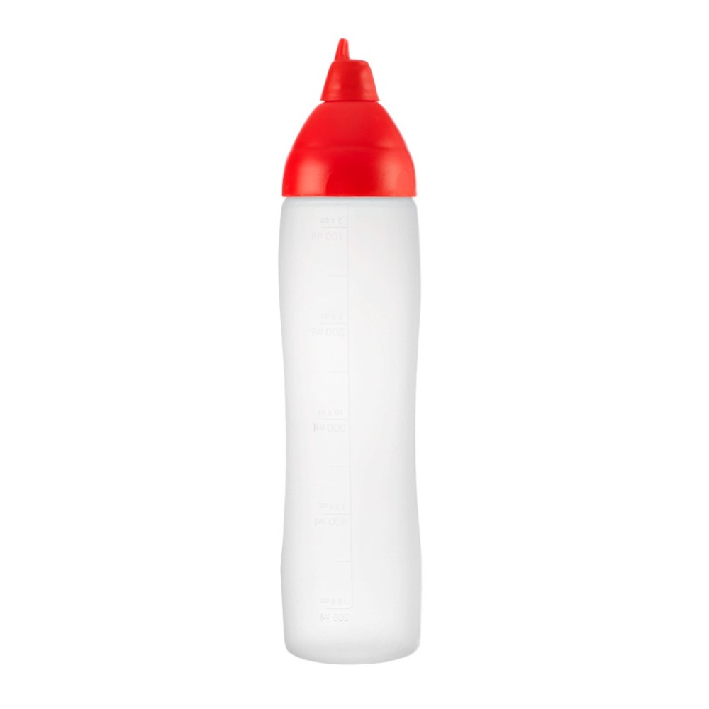 Sauce dispenser non drip red 500 ml 