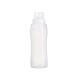 Squeeze sauce bottle 3 nozzle 75 cl