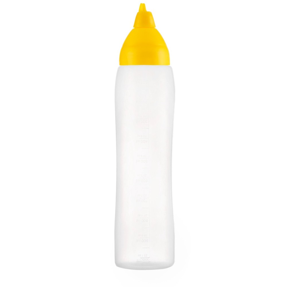 Sauce dispenser non drip yellow 1000 ml 