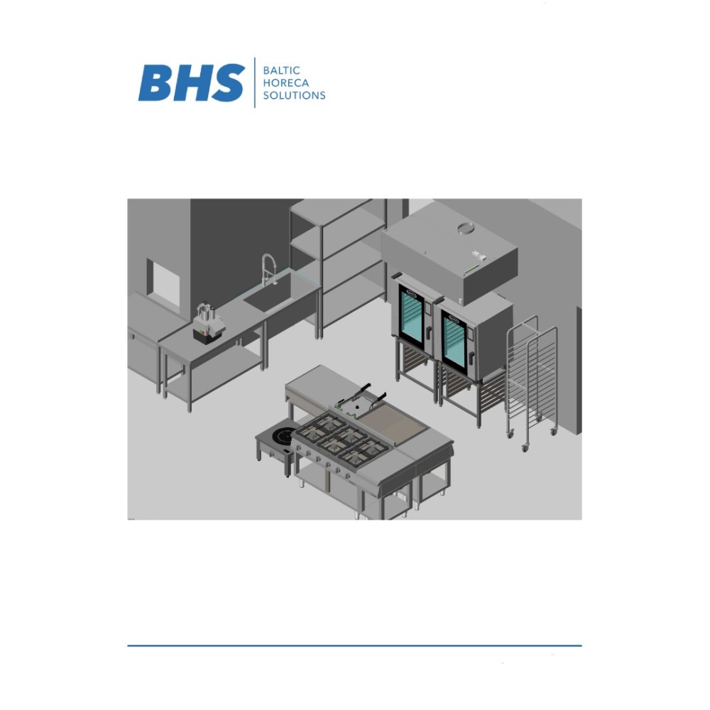 Кулинарный цех для предприятий общественного питания : План Кулинарный цех  для предприятий общественного питания | BHS.LT