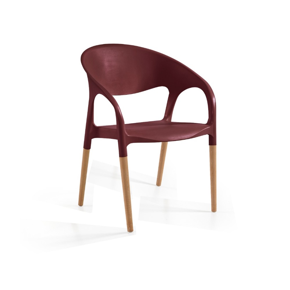 Luna chair wood legs