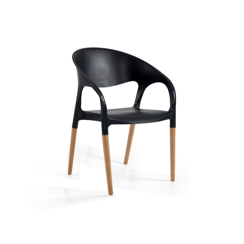 Luna chair wood legs