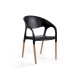 Luna chair wood legs