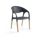 Luna chair wood legs