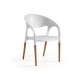 Luna chair wood legs