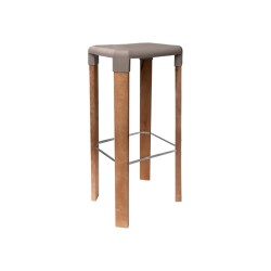 Oslo High Stool Wood