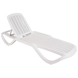 Sunbed Cascais White