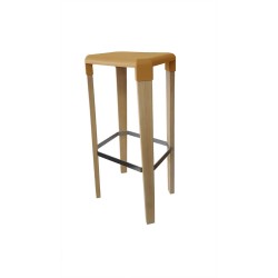 Oslo High Stool Wood