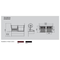 Charcoal Oven    DP180D  DROP-IN