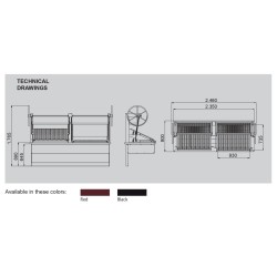 Charcoal Oven DP235D DROP-IN