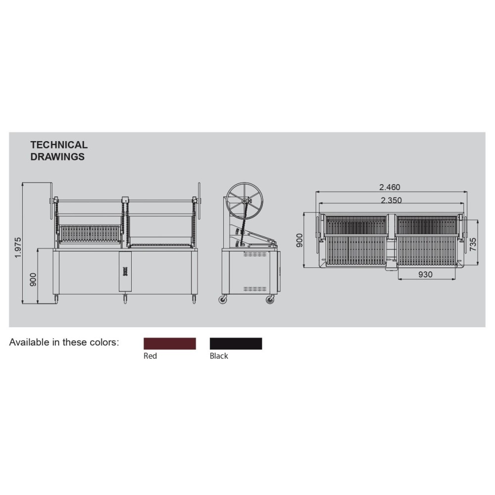 Charcoal Oven P235S 