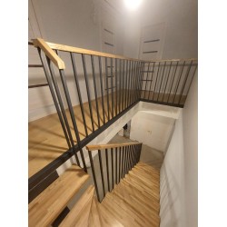 A group of stairs for a private house