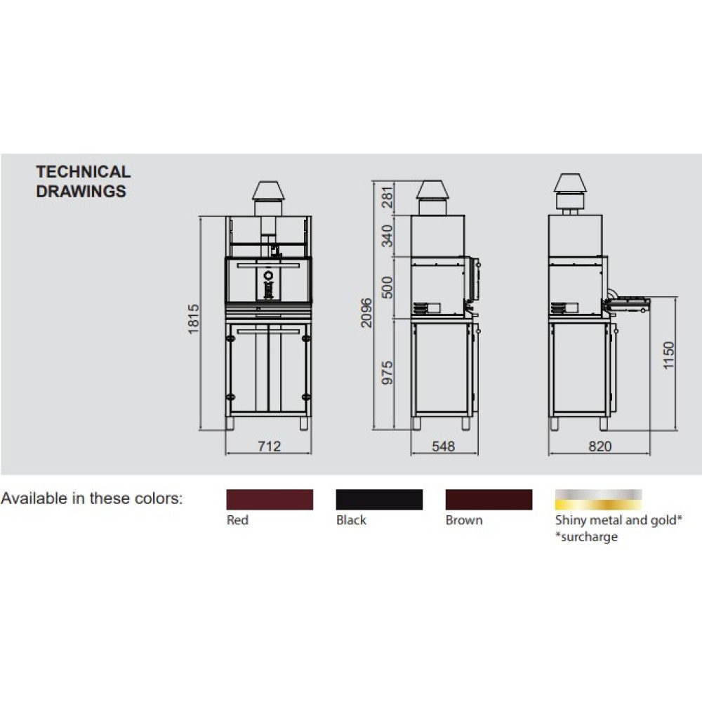 Charcoal Oven SOC Type 300soc