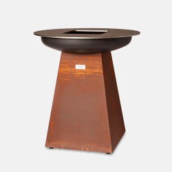 Grilis su anglimi  Charcoal grill BBQ  Corten Version1000 mm