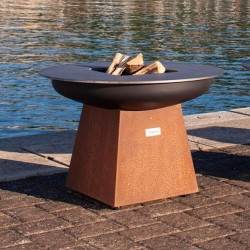 Grilis su anglimi  Charcoal grill BBQ  Corten Version 600 mm