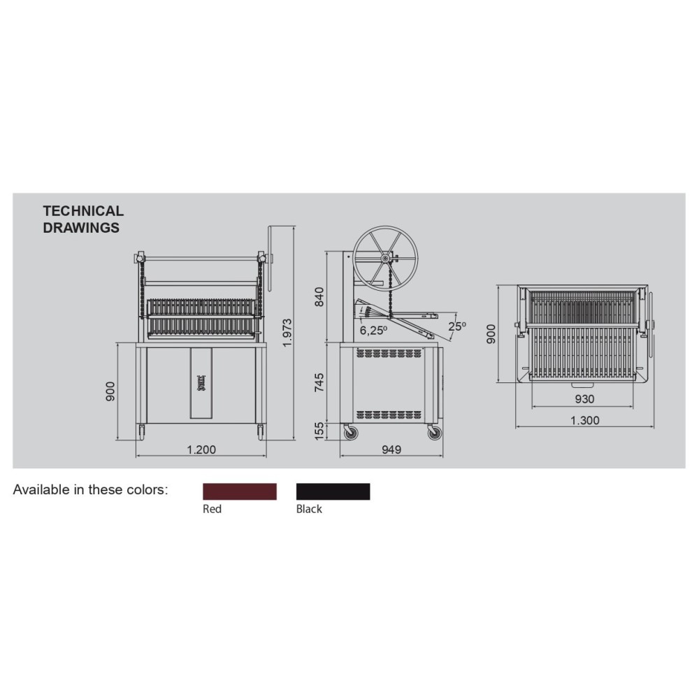 Charcoal Oven P120S