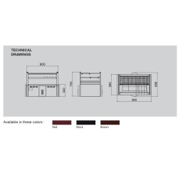 Charcoal grill Japanese style  R90T