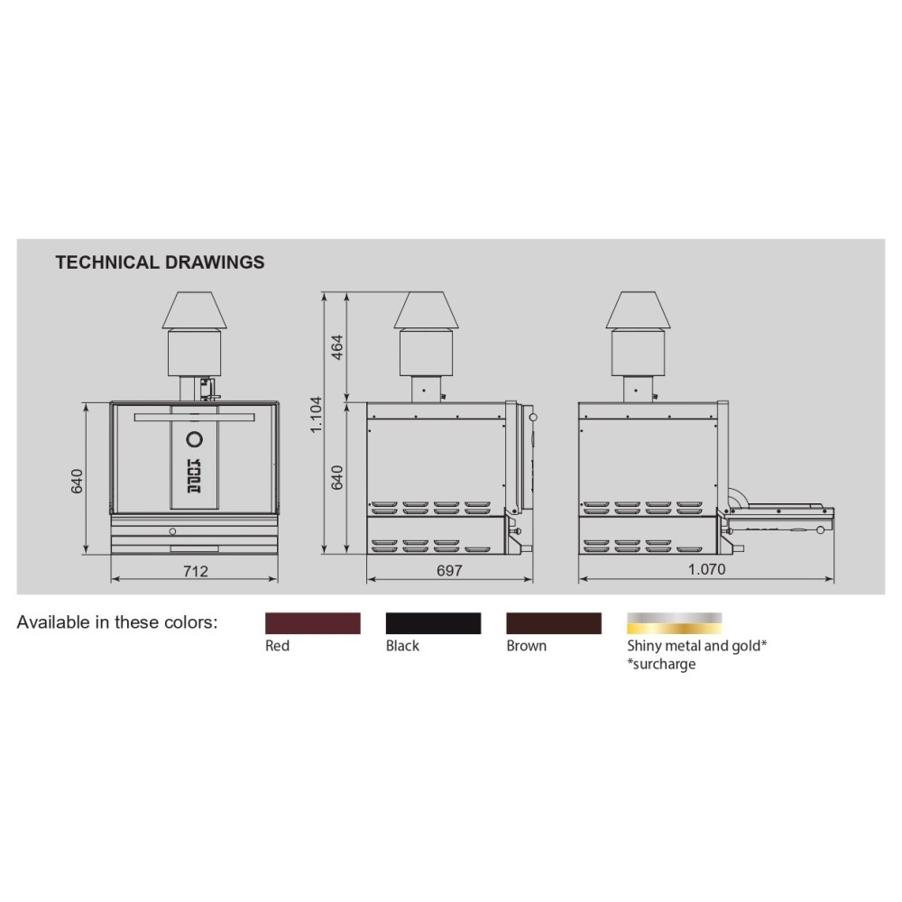 Charcoal Oven Basic 400