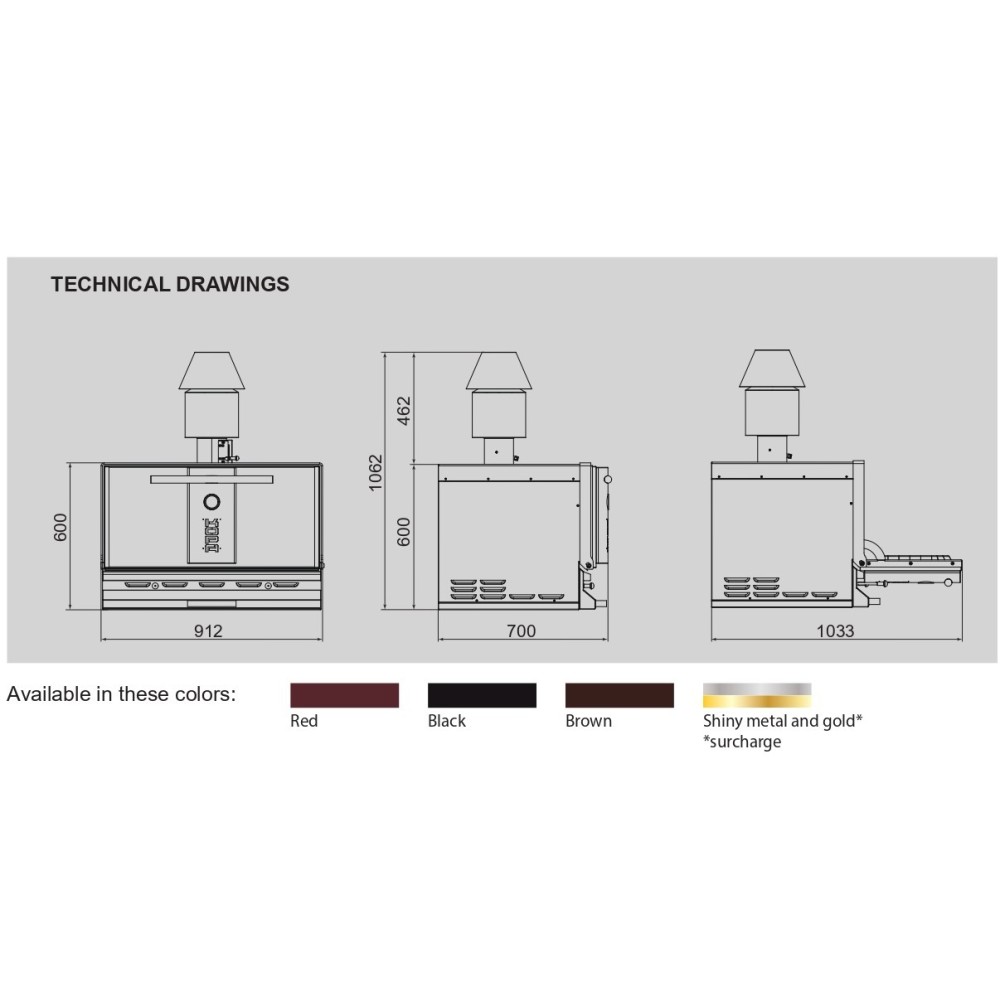 Charcoal Oven Basic  500