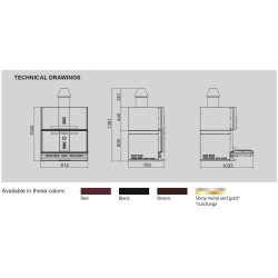 Charcoal Oven C Type 500