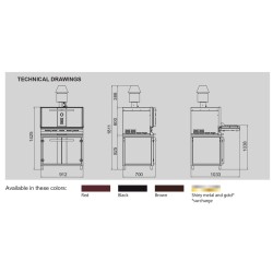 Charcoal Oven S Type 500s