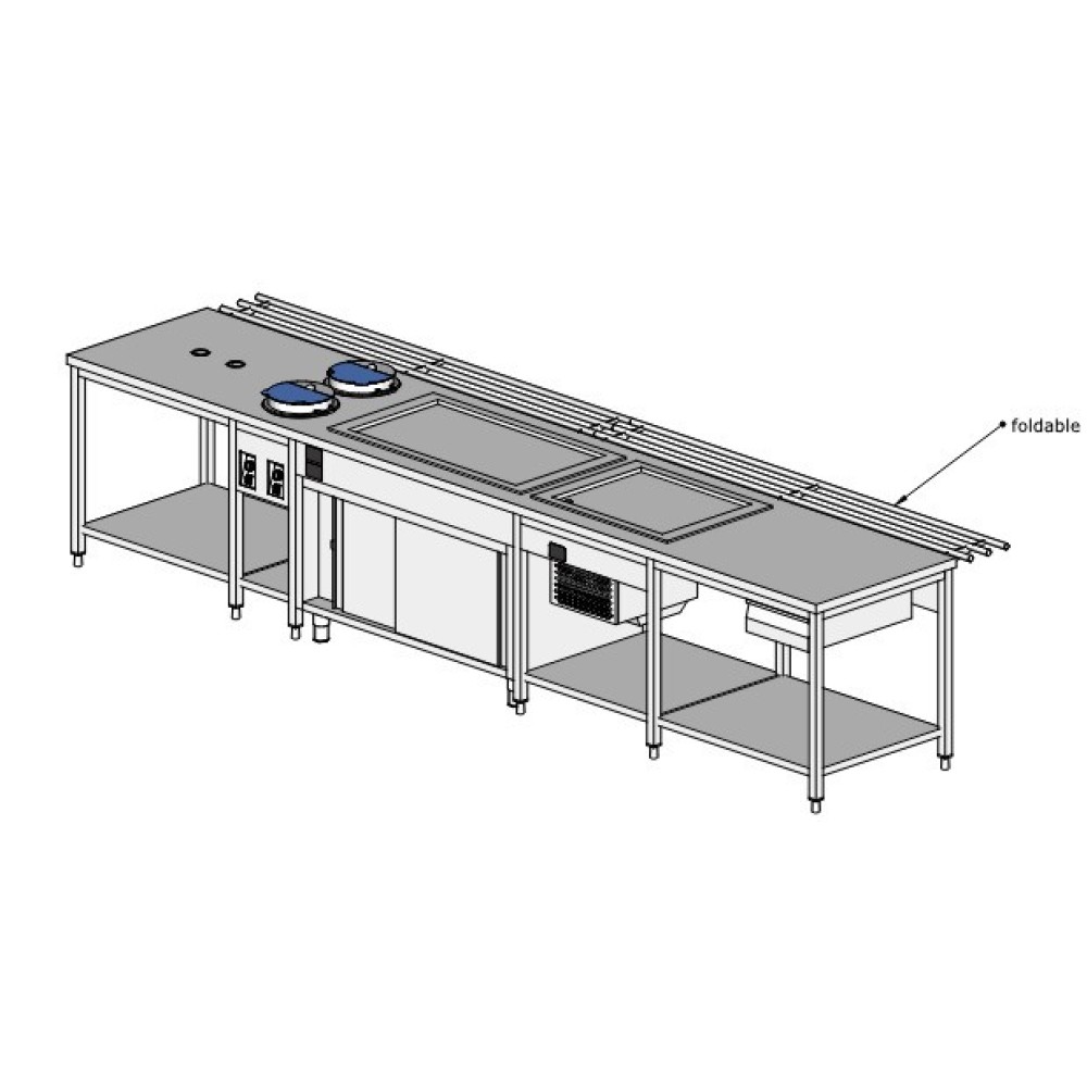 Projet de ligne de cantine DROP-IN