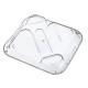 5-compartment food tray lid Polypropylene Transporate