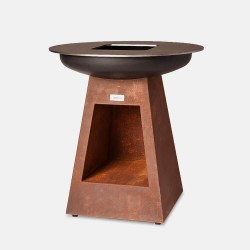 Grilis su anglimi  Charcoal grill BBQ  Corten Version 1000 mm