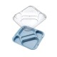 5-compartment food tray with lid Polypropilene