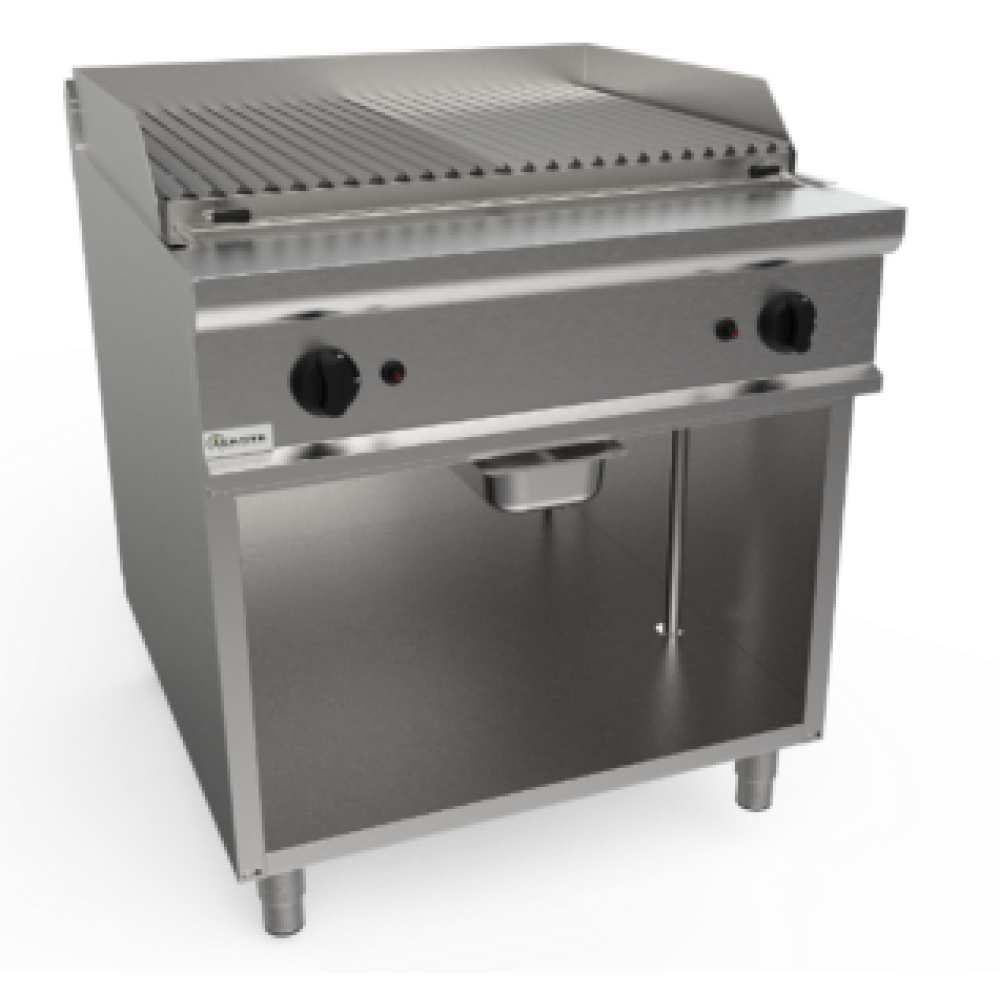 Lavastone gas grill with stand Lady 900 L9/BS2BA Lavastone gas grill with stand Lady 900 L9/BS2BA