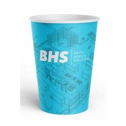 Однослойный одноразовый кофейный стаканчик 220мл BHS