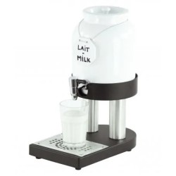 Porcelain cold milk dispenser 4L