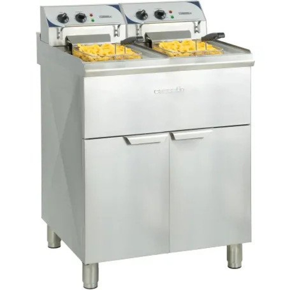 High efficiency electric fryer 10+10L