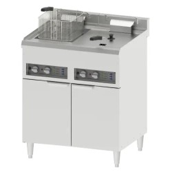 Friteuse électrique double 2 x 16L