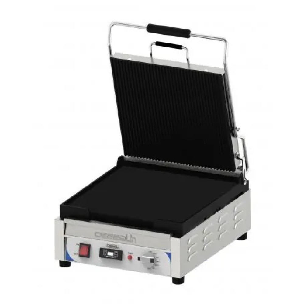 Contact grill PREMIUM grooved-smooth XL