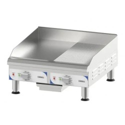 Electric griddle smooth + grooved PREMIUM - L